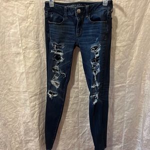 American Eagle, size 2 regular jeans, low waist